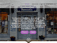 Tablet Screenshot of enchantedmomentsshop.com
